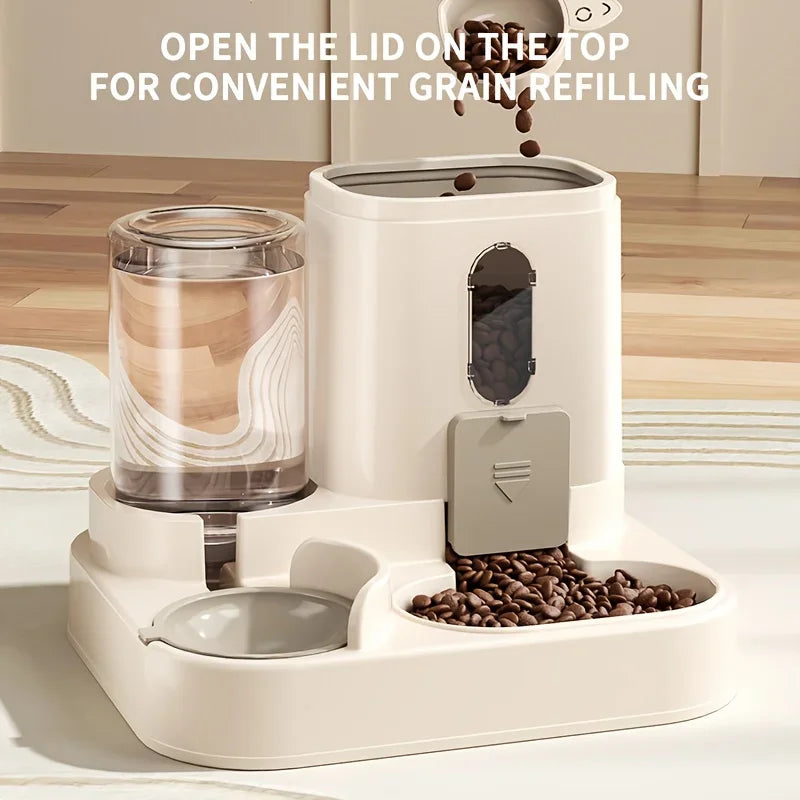 Fully Automatic Cat Food and Water Dispenser