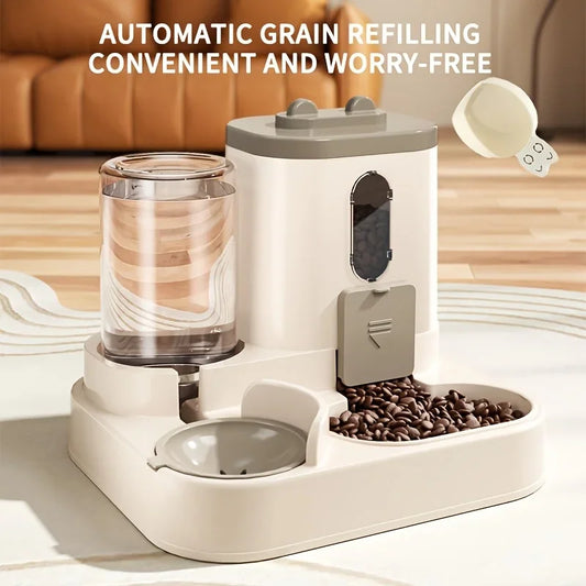 Fully Automatic Cat Food and Water Dispenser
