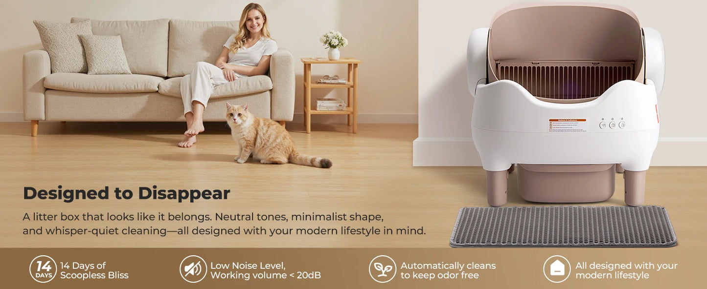 Automatic Self Cleaning Litter Box
