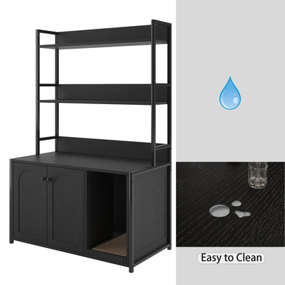 Wooden Cat Litter Enclosure Furniture