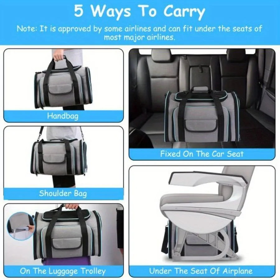 Expandable Foldable Pet Bag