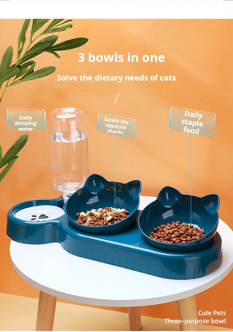 Pet Bowls With Water Bowl