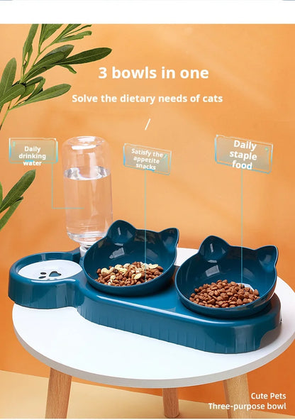Pet Bowls With Water Bowl