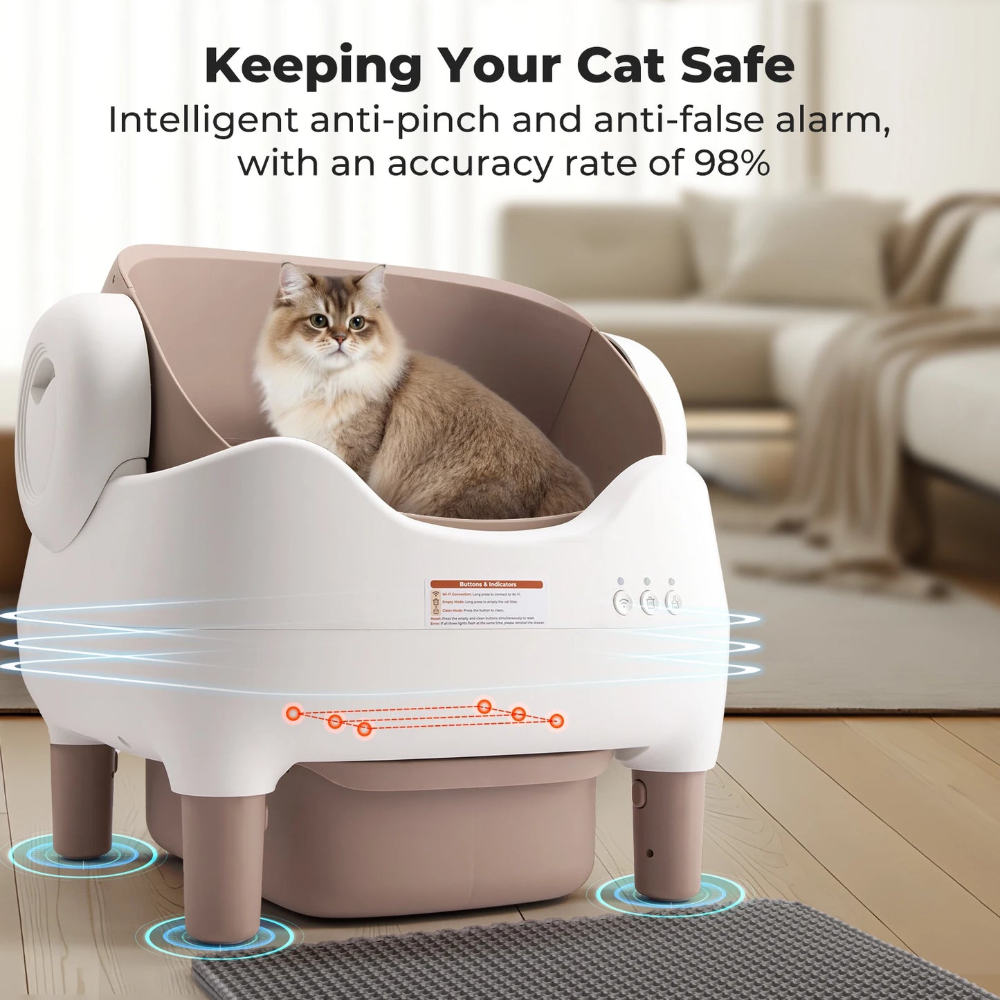 Automatic Self Cleaning Litter Box