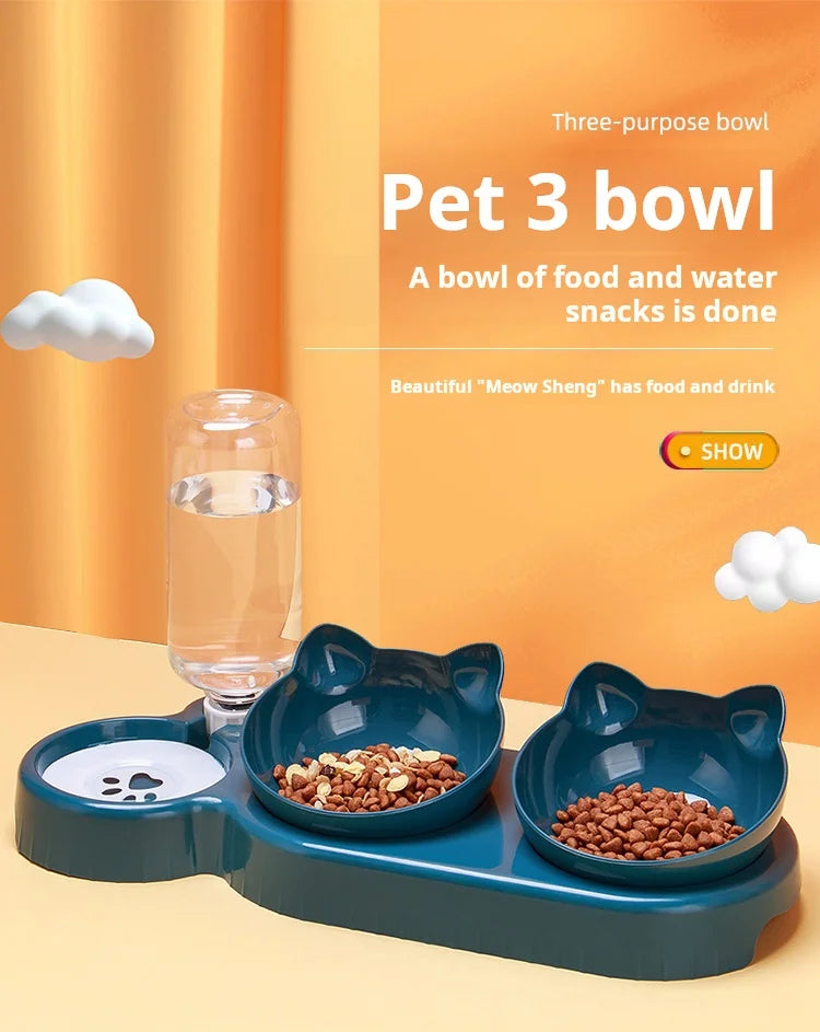 Pet Bowls With Water Bowl