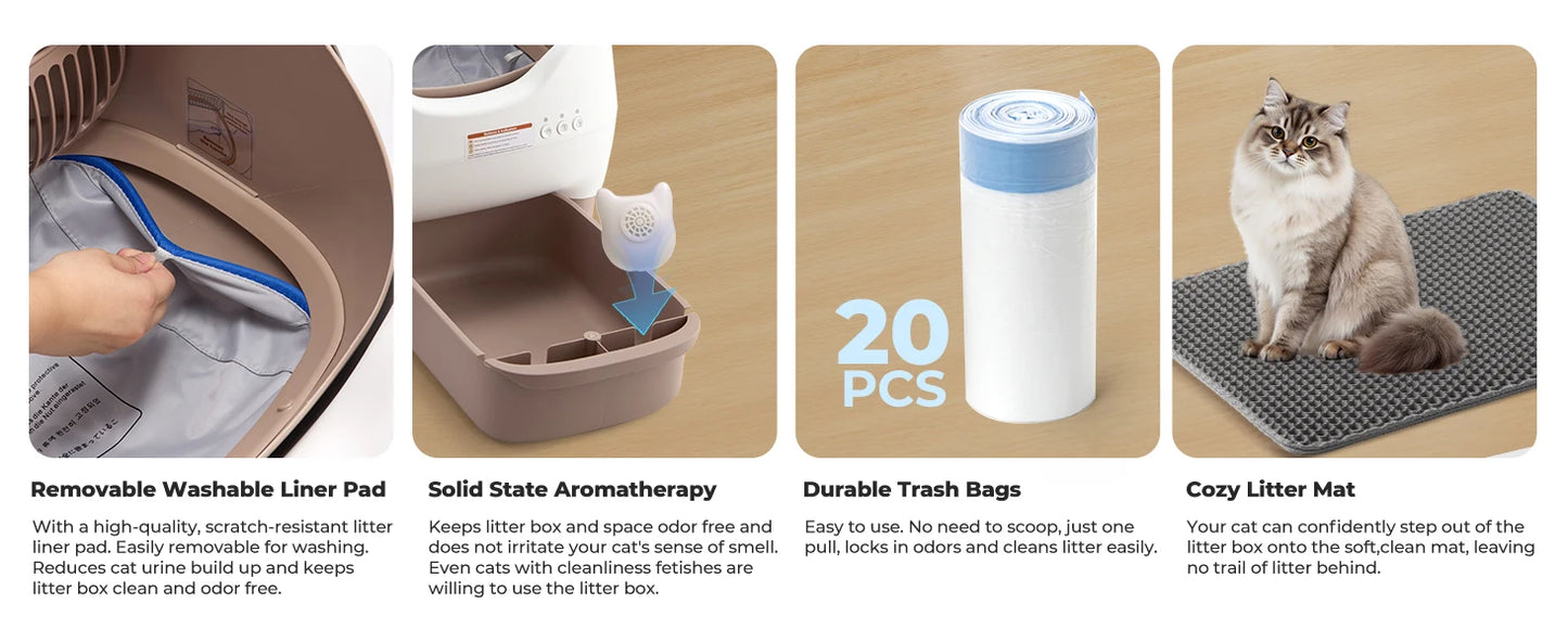 Automatic Self Cleaning Litter Box