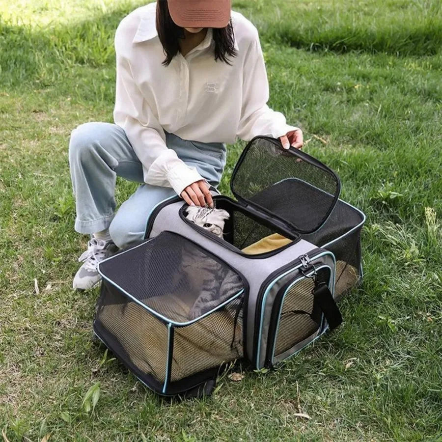Expandable Foldable Pet Bag