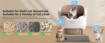 Automatic Self Cleaning Litter Box